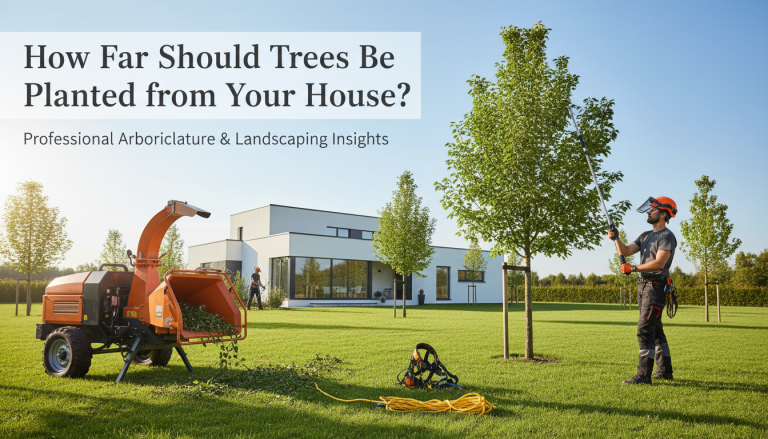 How Far Should Trees Be Planted from Your House?