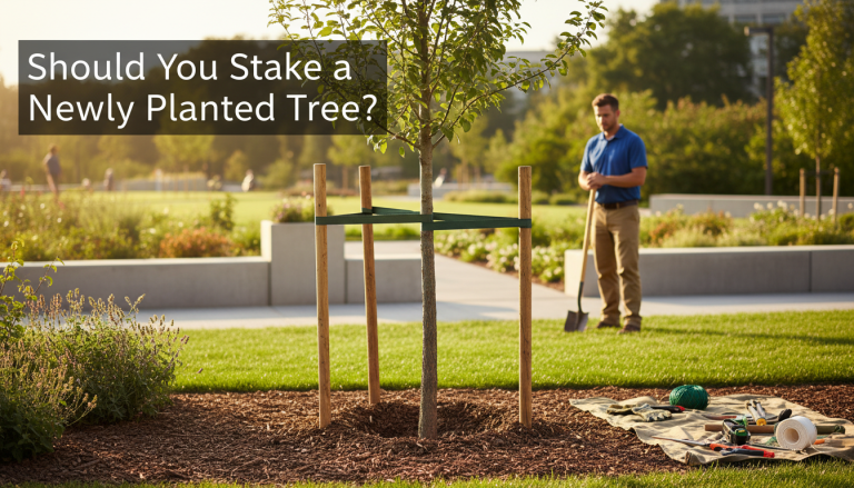 Should You Stake a Newly Planted Tree?